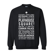 Load image into Gallery viewer, PSQ Word Cloud Crewneck Sweatshirt
