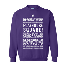 Load image into Gallery viewer, PSQ Word Cloud Crewneck Sweatshirt
